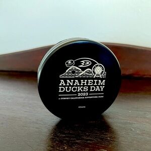 Disney California Adventure Ducks Day Anaheim Ducks Hockey Stress Puck 2023 NEW!